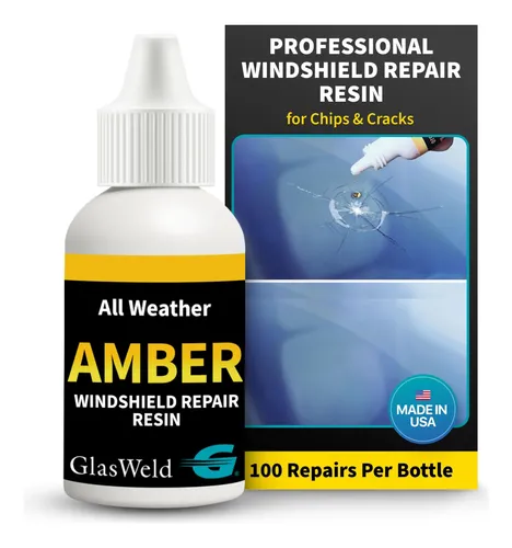 Kit De Resina Para Reparación De Parabrisas Glasweld Liquid
