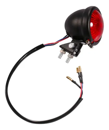 1 Luz Trasera Redonda Led De 12 V For Harley Cafe Racer
