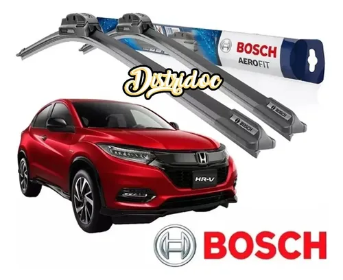 Kit X3 Escobillas Delantera Trasera Bosch Aerofit Honda Hrv