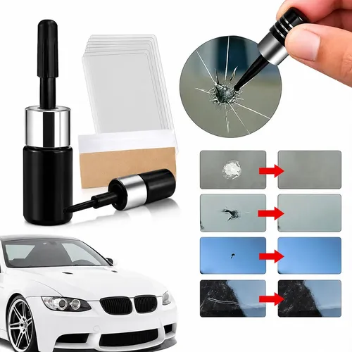 Set Reparar Parabrisas Auto Vidrio Rajado Cristal Roto Facil
