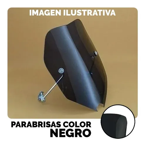 Parabrisas Curtain Universal Yamaha Xj 6 Similares Negro Um