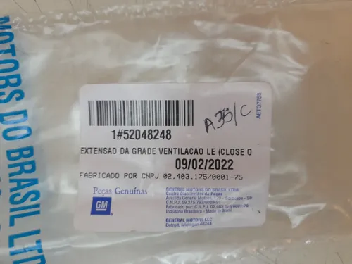 Kit X2 Moldura Lateral Parabrisas Gm Chevrolet Onix Prisma