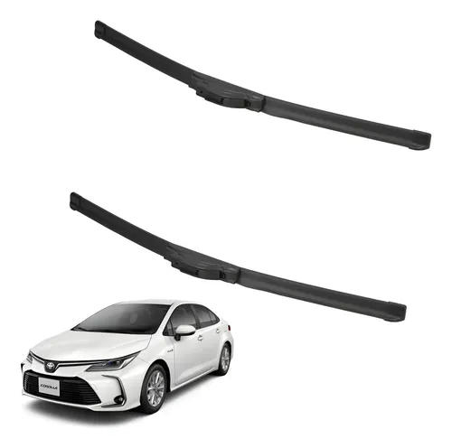 Kit 2 Escobillas Delanteras Flex Goma Toyota Corolla 08/21