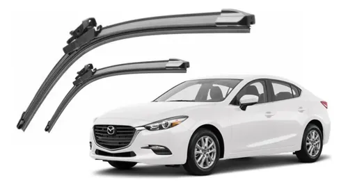 Limpiaparabrisas Para Mazda 3 Modelo 2018 Hatchback O Sedán
