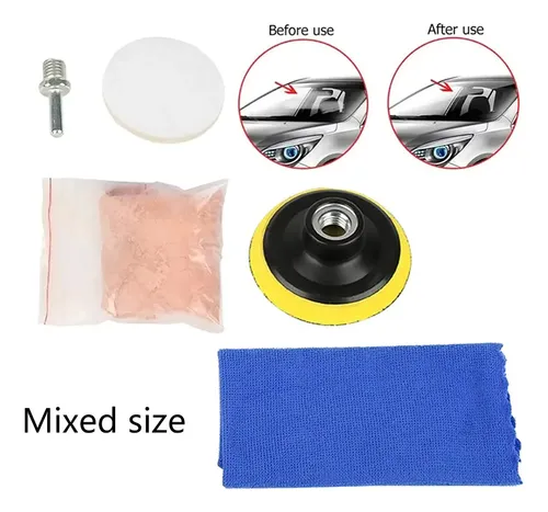 Kit Pulir Parabrisas Vidrio Automóviles, Elimin