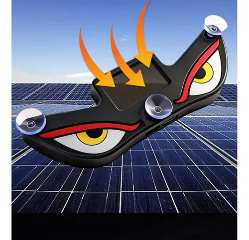 Luz De Advertencia Led Solar Devil Eye, Parabrisas