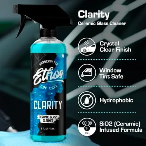Limpiador Cerámico Para Vidrios Y Parabrisas Ethos Clarity V2 R