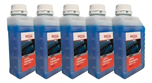 Liquido Limpia Parabrisas Wega 500 Ml X 5 Unidades