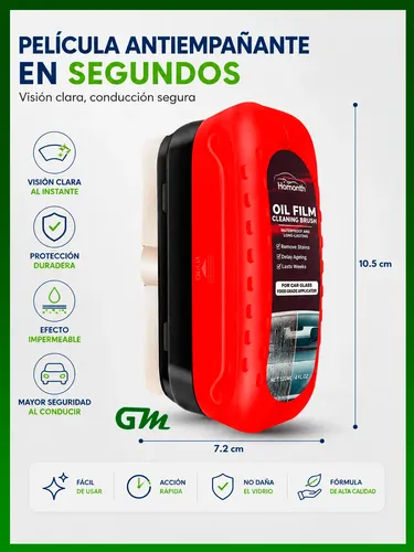 Cepillo Limpia Parabrisa Autos Vidrio Anti Empañante