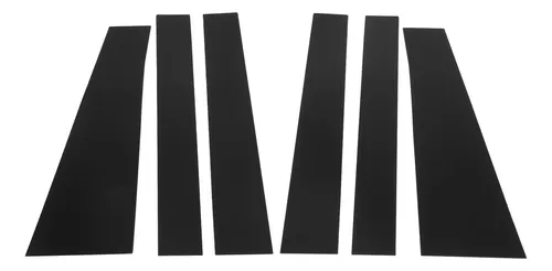 Calcomanías Para Puertas Y Ventanas, 6 Unidades, Para Pilares De Coche, Policarbonato, Espejo Brillante