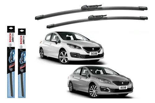 Kit 2 Escobillas Aerotwin Plus Bosch Peugeot 308 408