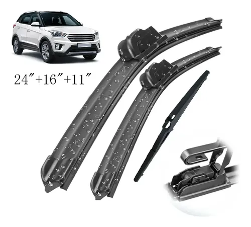 Juego De Limpiaparabrisas Para Hyundai Creta Ix25 2014-2019