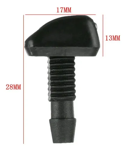 2 Piezas De Arandelas Delanteras Para Parabrisas Universal