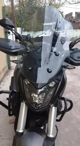 Parabrisas Doble Burbuja Dominar 400 Tourer Soporte Nylon Tr