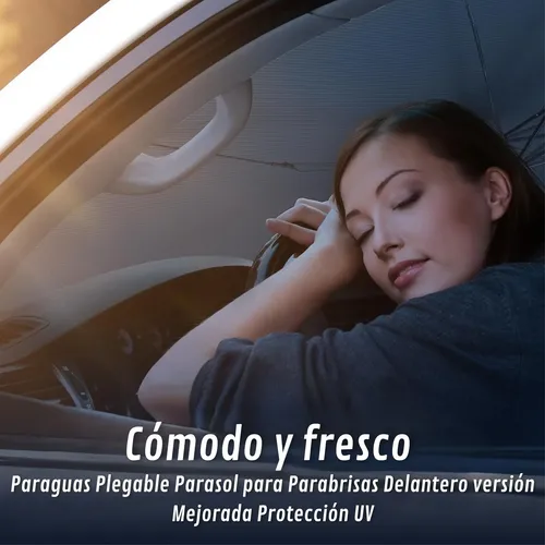 Protector Solar Auto Para Sol Parabrisas Cubre Sol Sombrilla
