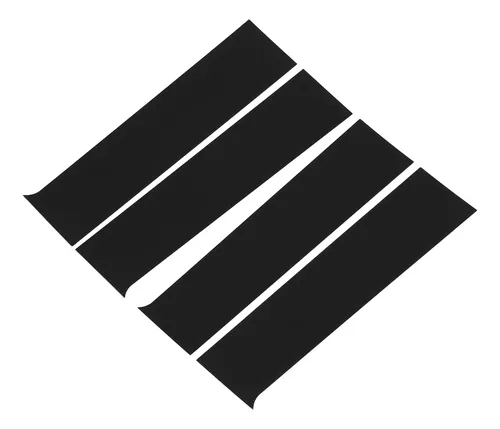 Puerta Pillar Post Trim, 4 Unidades, Policarbonato De Alta Resistencia, Color Negro Brillante