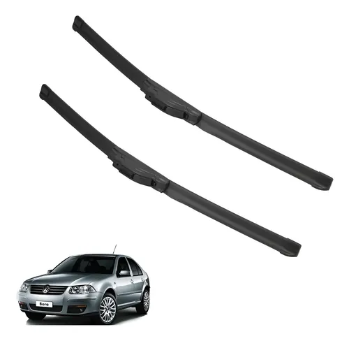 Kit 2 Escobillas Delanteras Flex Goma Vw Bora 2000 Al 2014