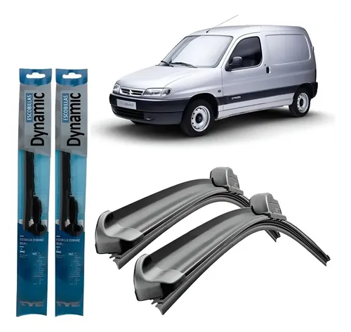 Juego Kit Escobillas Citroen Berlingo 1998 1999 2000 2001