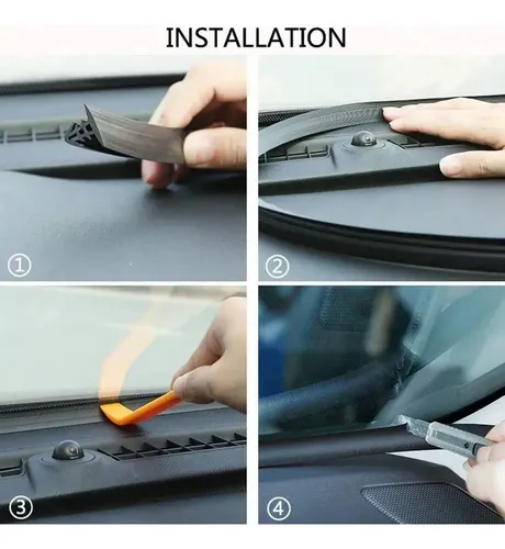 Parabrisas Tira Sellado Universal Tablero Coche Pickup