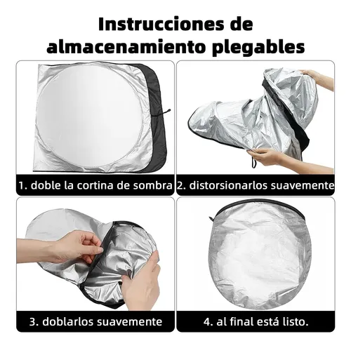 Tapasol Para Parabrisas De Coche 150×80 Cm