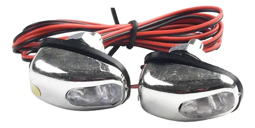 Chorro De Agua Para Limpiaparabrisas Con Luz Led, 2 Unidades