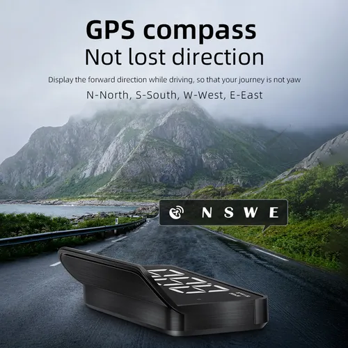Detector Gps Con Pantalla Frontal Para Parabrisas