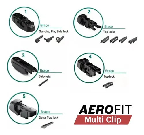 Kit 2 Escobillas P/ Chevrolet Astra Bosch Aerofit