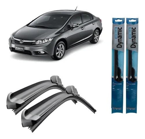 Juego Escobillas Honda Civic 2012 2013 2014 2015