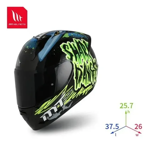 Compatible Con Casco De Mt Thunder 3, Mt Stinger Serie Mica