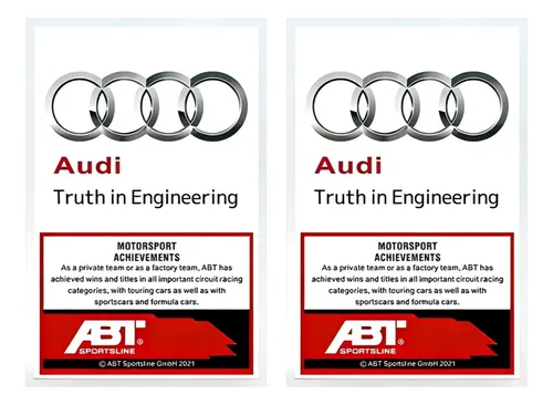 Calcomanía Estática Para Parabrisas Delantero De Coche Para Audi