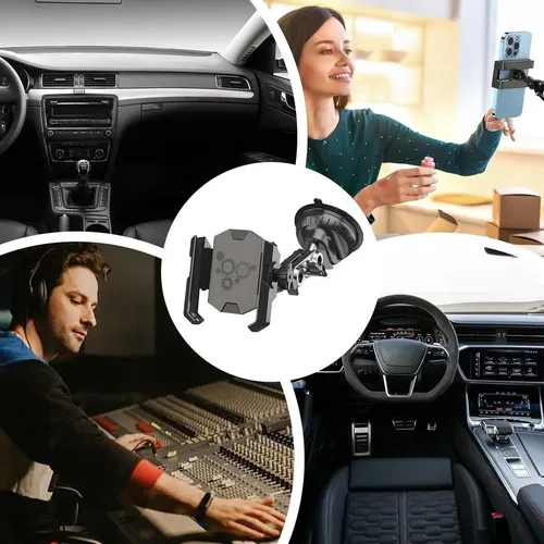 Soporte Para Celular En Auto Con Ventosa, Multipropósito Czs