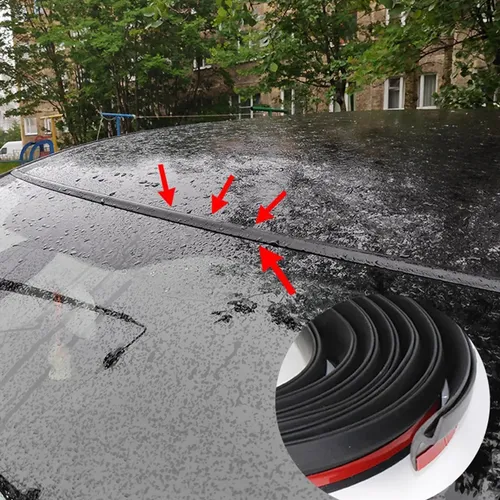 Tira De Sellado Para Parabrisas De Coche, Goma De Goma