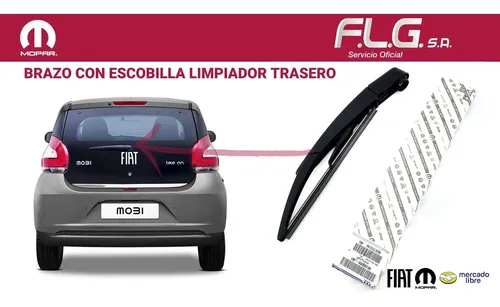 Brazo Limpia Luneta Original Fiat Mobi Easy 16/18