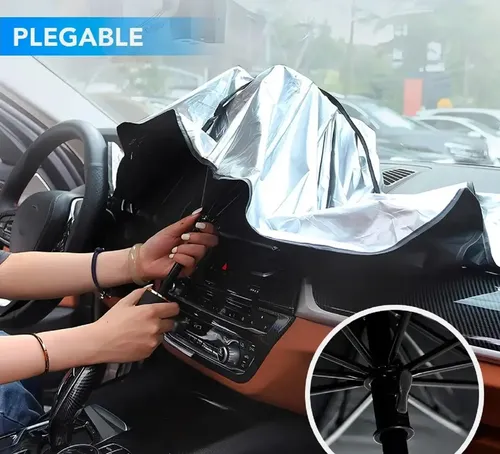 Paraguas Parasol Plegable P/ Parabrisas Auto Refractario Sol