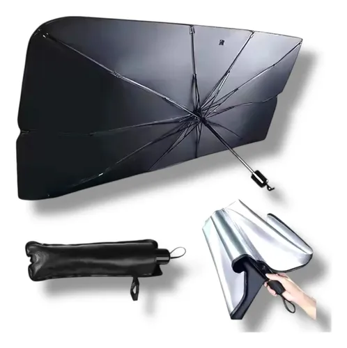 Parasol Protección Parabrisas Rayos De Sol Tipo Sombrilla
