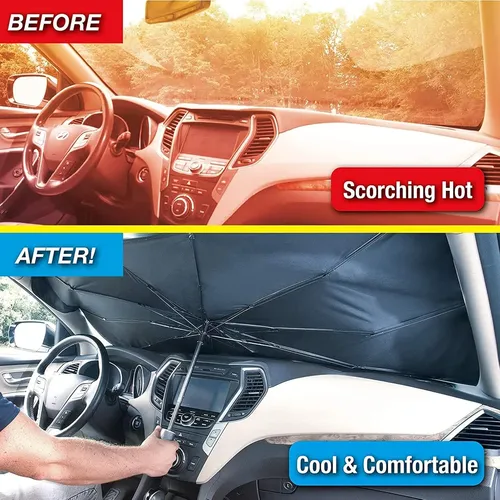 Sombrilla Parabrisas Parasol Rayos Uv Auto Camioneta