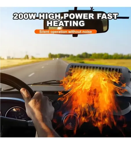 Desempañador Portátil 12v 200w Aeroterma Para Parabrisas