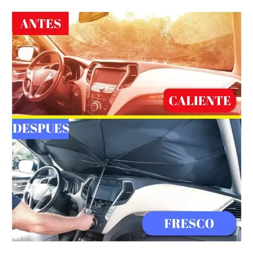 Paragua Cortina Parasol Plegable Metalizada Parabrisas Auto
