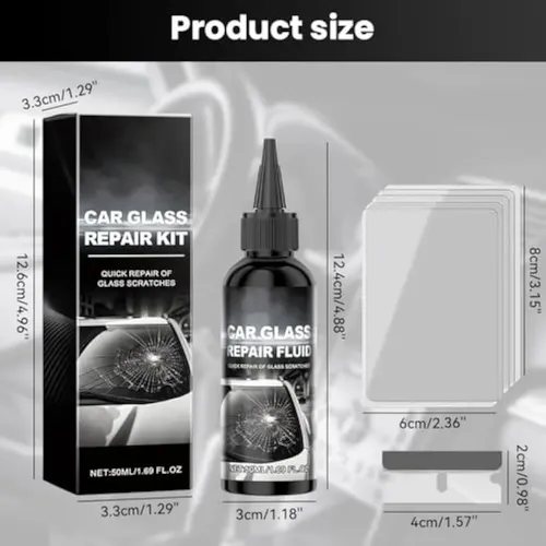 ~ Kit Líquido Reparador De Grietas En Parabrisas De ~