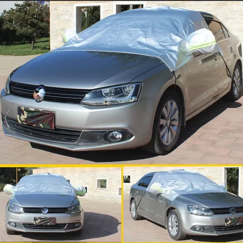 Cubierta Gris Para Parabrisas Con Protección Uv Y Hielo