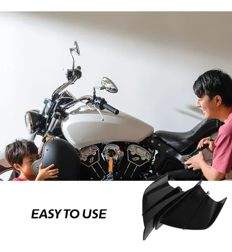 Modified Motorcycle Wing Front L Wing Plastic 1 Pair