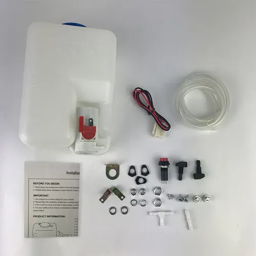 Kit Lavaparabrisas 12v 1.5l Para Auto Universal