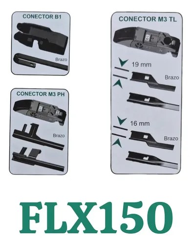 Escobillas Lp Compatible Con Fiat 147 Spazio 83/97 Flex