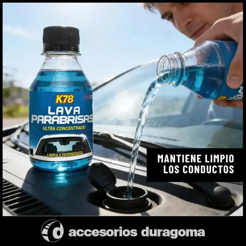 Limpia Lava Parabrisas Ultra Concentrado K78 Auto