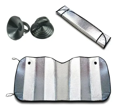 Cortina Parasol Plegable Metalizada Parabrisas Universal
