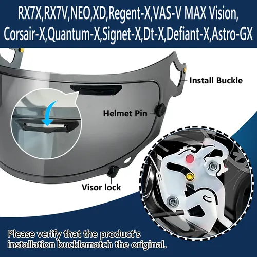 Compatible Con Cz. Escudo Rx7x For Reemplazo De Visera De