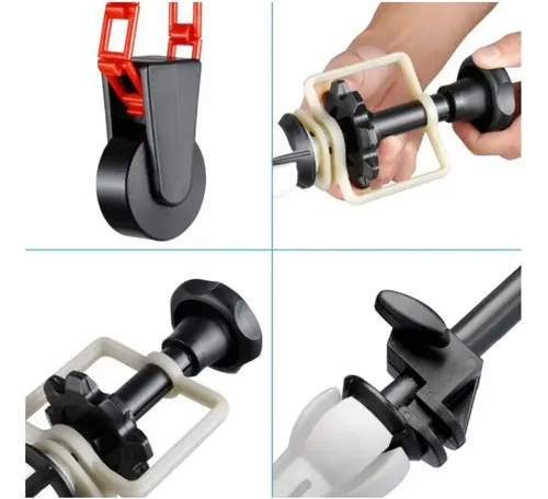 Soporte De Pared Fondo Infinito Con Expansores Y Cadenas