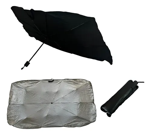 Parasol Paraguas Parabrisa Plegable Con Estuche Paraguasol