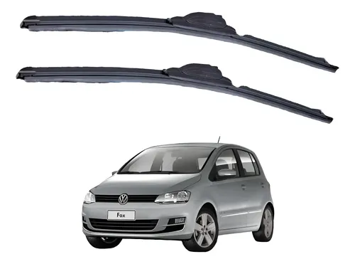 Kit 2 Escobillas Delanteras Flex Goma Vw Fox 2004 A 2022