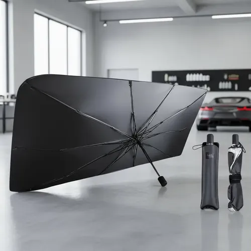 Paragua Parasol Plegable Metalizada Para Parabrisa Importado